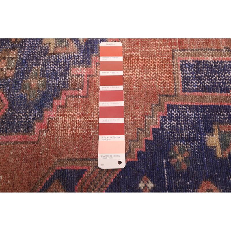 ECARPETGALLERY Hand-knotted Antalya Vintage Copper Wool Rug - 4'1 x 6'9