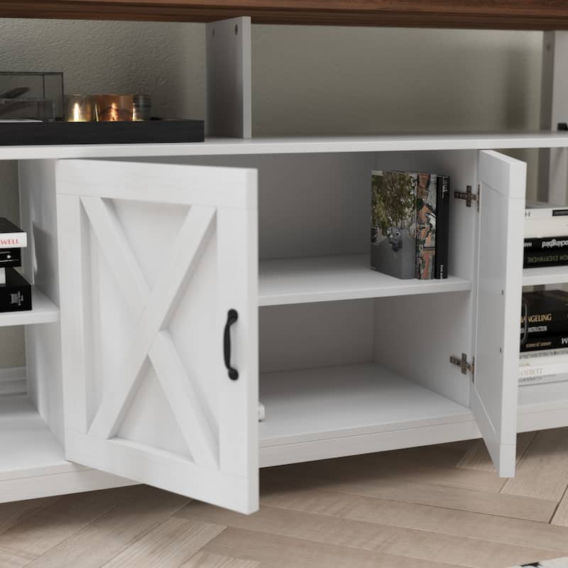 TV Stand for up to 60" TV's with Adjustable Shelf and Storage