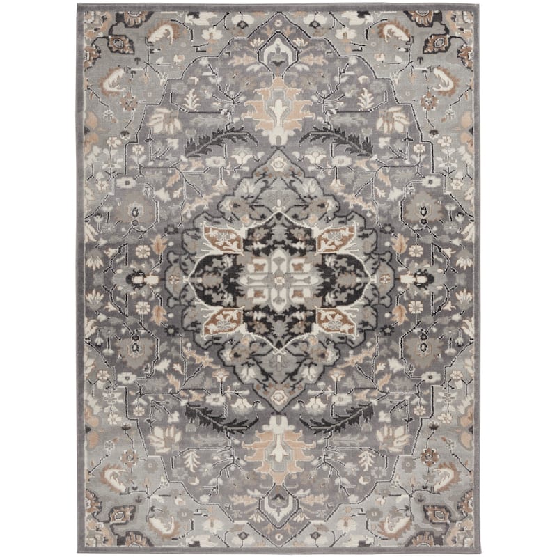 Nourison Elation Persian Floral Medallion Area Rug