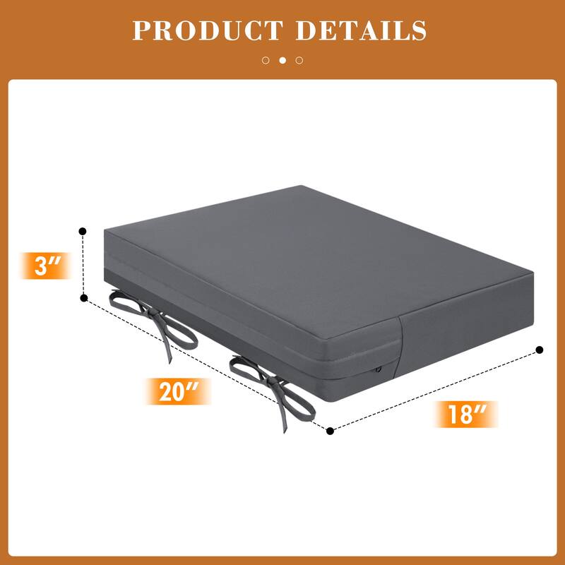 Outdoor Seat Waterproof Chair Cushion for Patio Furniture