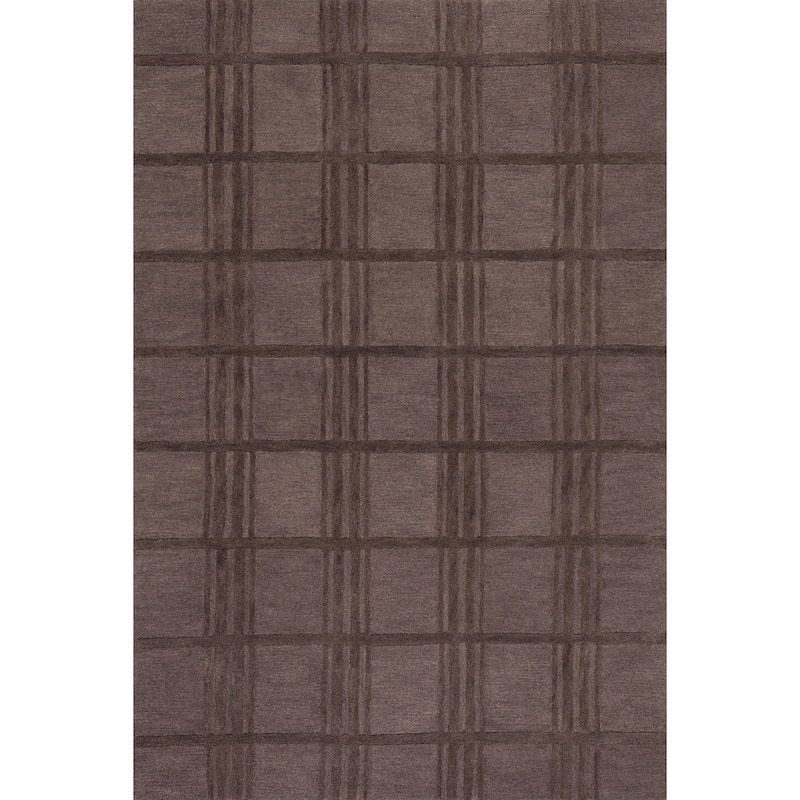 Mallory Plaid Wool Area Rug