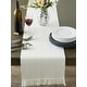 preview thumbnail 26 of 73, DII Variegated Taupe Fringe Table Runner 13x72