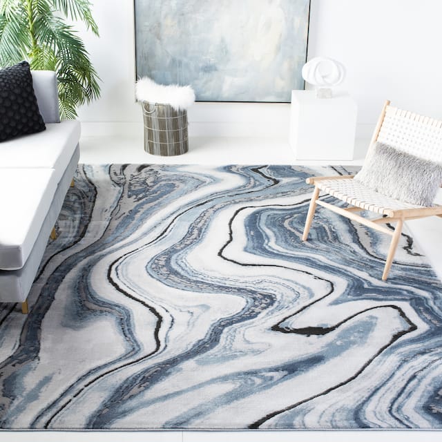SAFAVIEH Craft Clytie Modern Abstract Marble Pattern Rug
