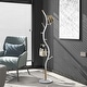preview thumbnail 15 of 18, Roundhill Furniture Arles Metal Standing Coat Rack