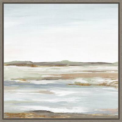 Vastness I (Landscape) by Eva Watts Framed Canvas Art