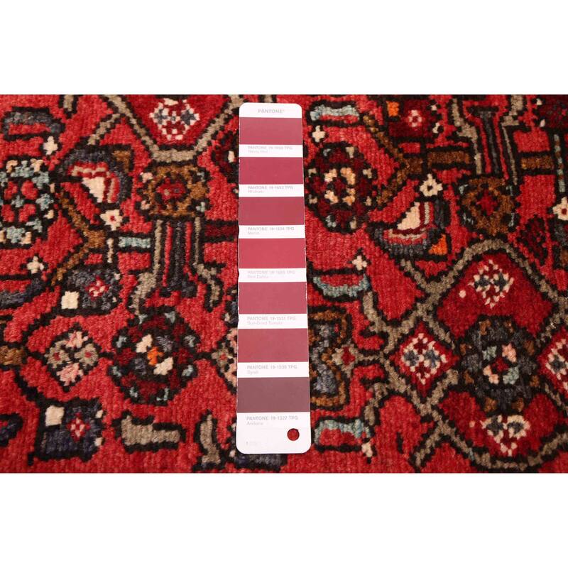 ECARPETGALLERY Hand-knotted Andelz Red Wool Rug - 2'8 x 10'1