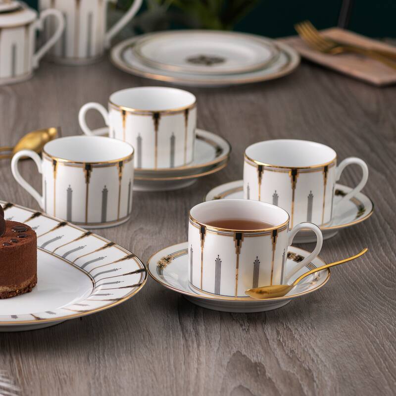 Empire Gold Set Of 4 Cups, 8 oz.