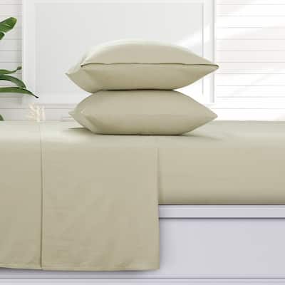 Azores Home 170-GSM Cotton Flannel Printed or Solid Extra Deep Pocket Sheet Set
