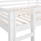 preview thumbnail 11 of 12, Modern and Playful Design Wood Loft Bed with Slide, Ladder and Chalkboard, Full size, White
