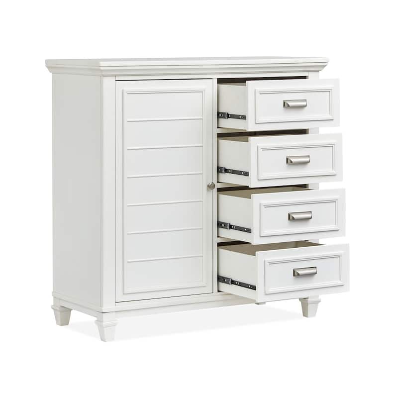 Magnussen Home Charleston White Dove Door Chest