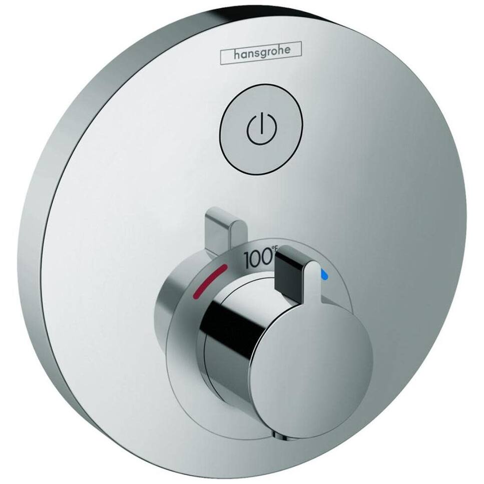 Hansgrohe ShowerSelect S Thermostatic Valve Trim Only with Single