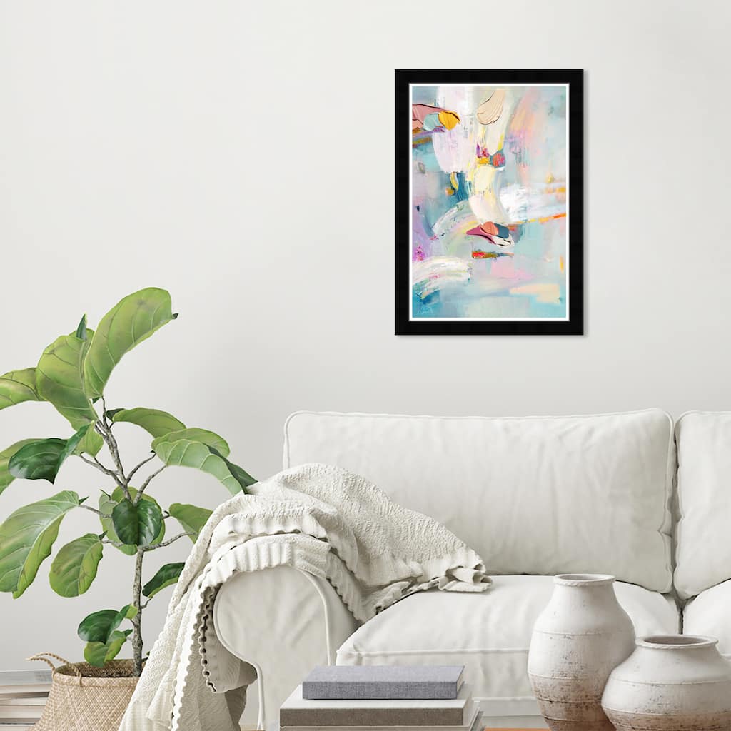 Wynwood Studio Prints Abstract Sunny Chicago Blue and Modern & Contemporary Wall Art Canvas Print