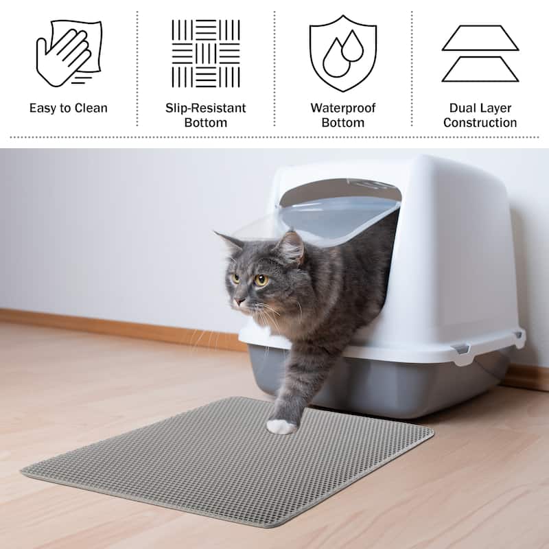 PETMAKER Waterproof Cat Litter Mat