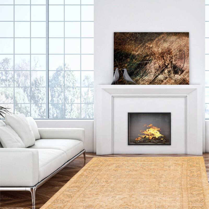 ECARPETGALLERY Hand-knotted Antalya Vintage Tan Wool Rug - 8'0 x 11'0