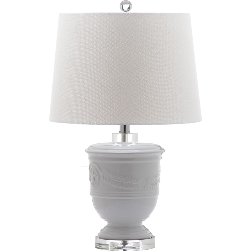 SAFAVIEH Lighting Alexandria 24-inch White Table Lamp (Set of 2) - 14"x14"x23" - 14Wx14Dx23H