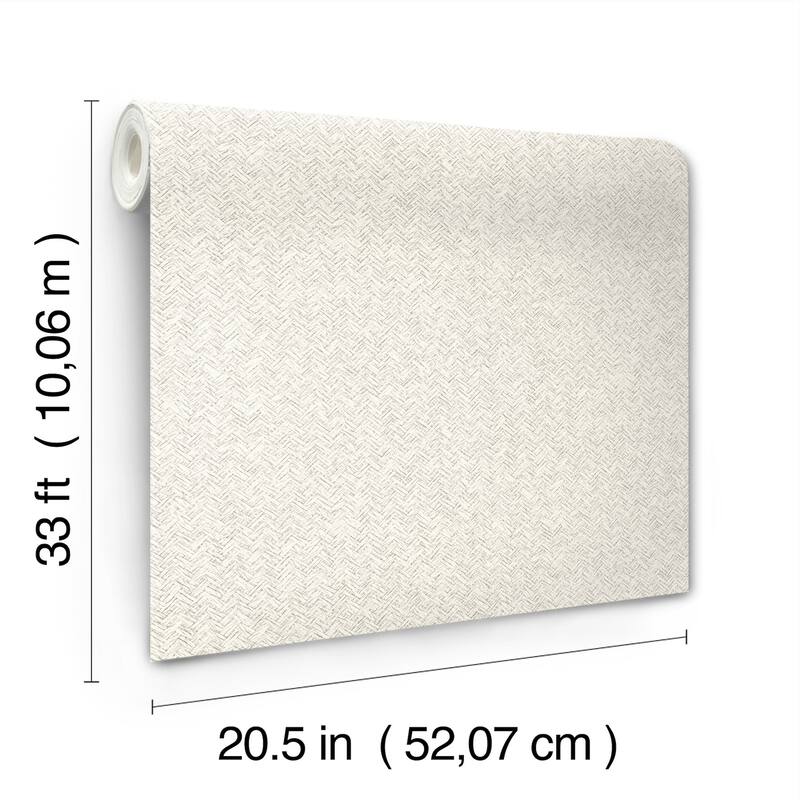 Woven Basket White Wallpaper