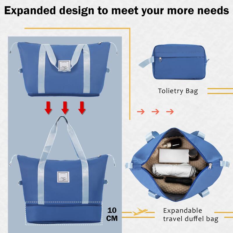 2 Piece Expandable Luggage Sets, ABS Hardshell Luggage with Spinner Wheels and TSA Lock, Luggage for Family Travel Carry on