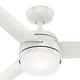 preview thumbnail 2 of 13, Hunter 48" Midtown Ceiling Fan with LED Light, Handheld Remote - Modern, Contemporary, Transitional