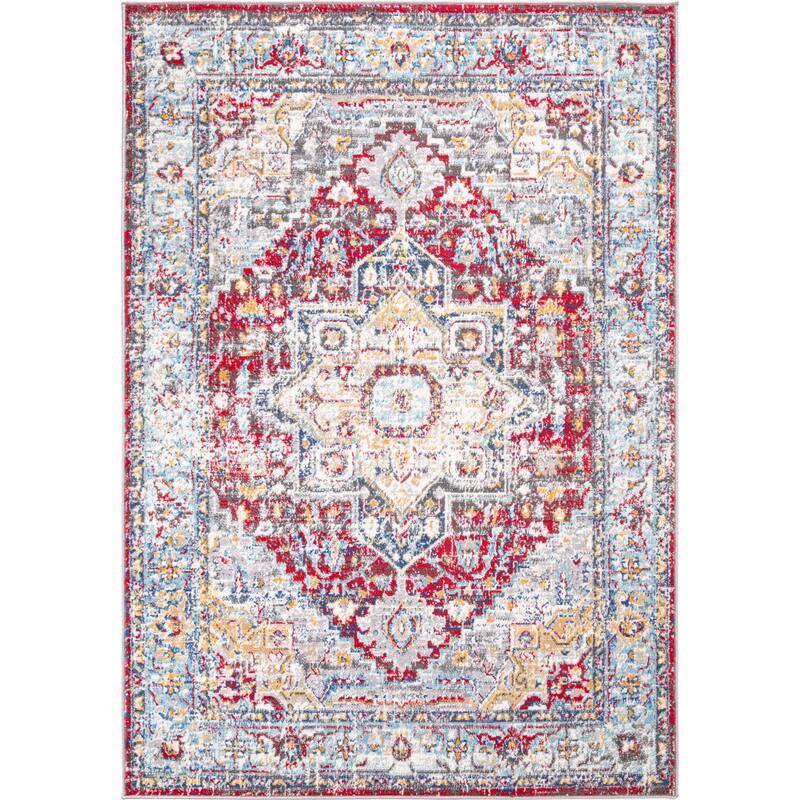 World Rug Gallery Bohemian Traditional Area Rug