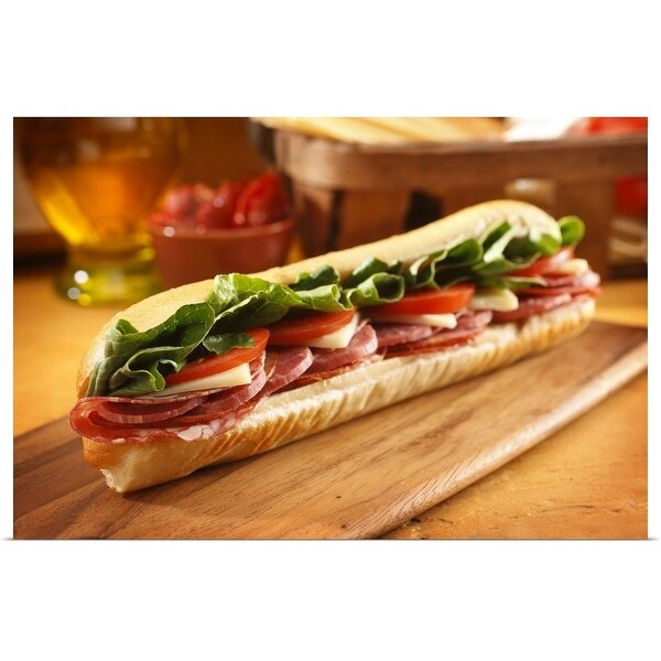 "An Italian sub sandwich" Poster Print