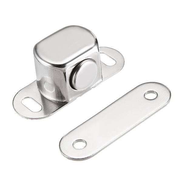 Door Cabinet Magnetic Catch Magnet Latch Closure Stainless Steel 40mm Length Silver Tone Bed