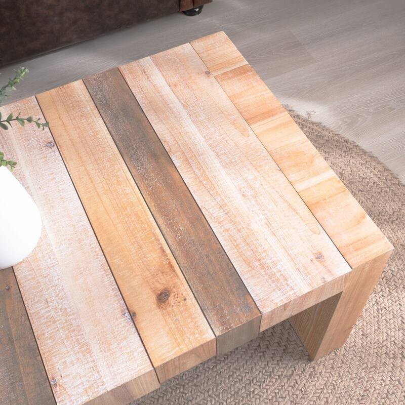 Living Room Rectangular Center Table Wood Coffee Table