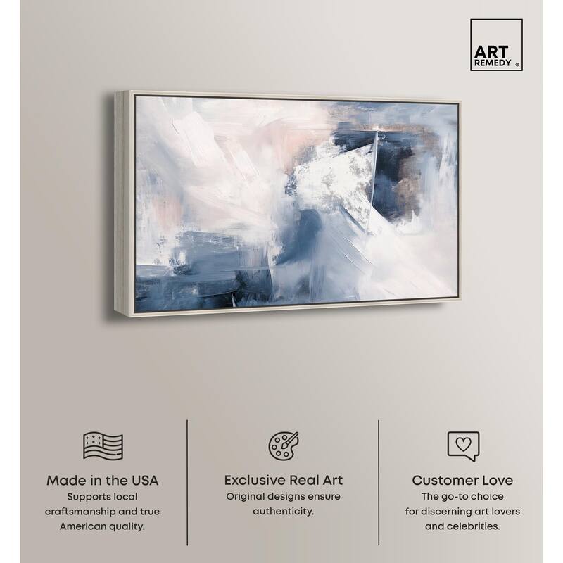 Blue Rapture II Canvas by Art Remedy