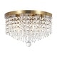 preview thumbnail 38 of 45, GetLedel Modern 5-Light Crystal Flush Mount Chandelier