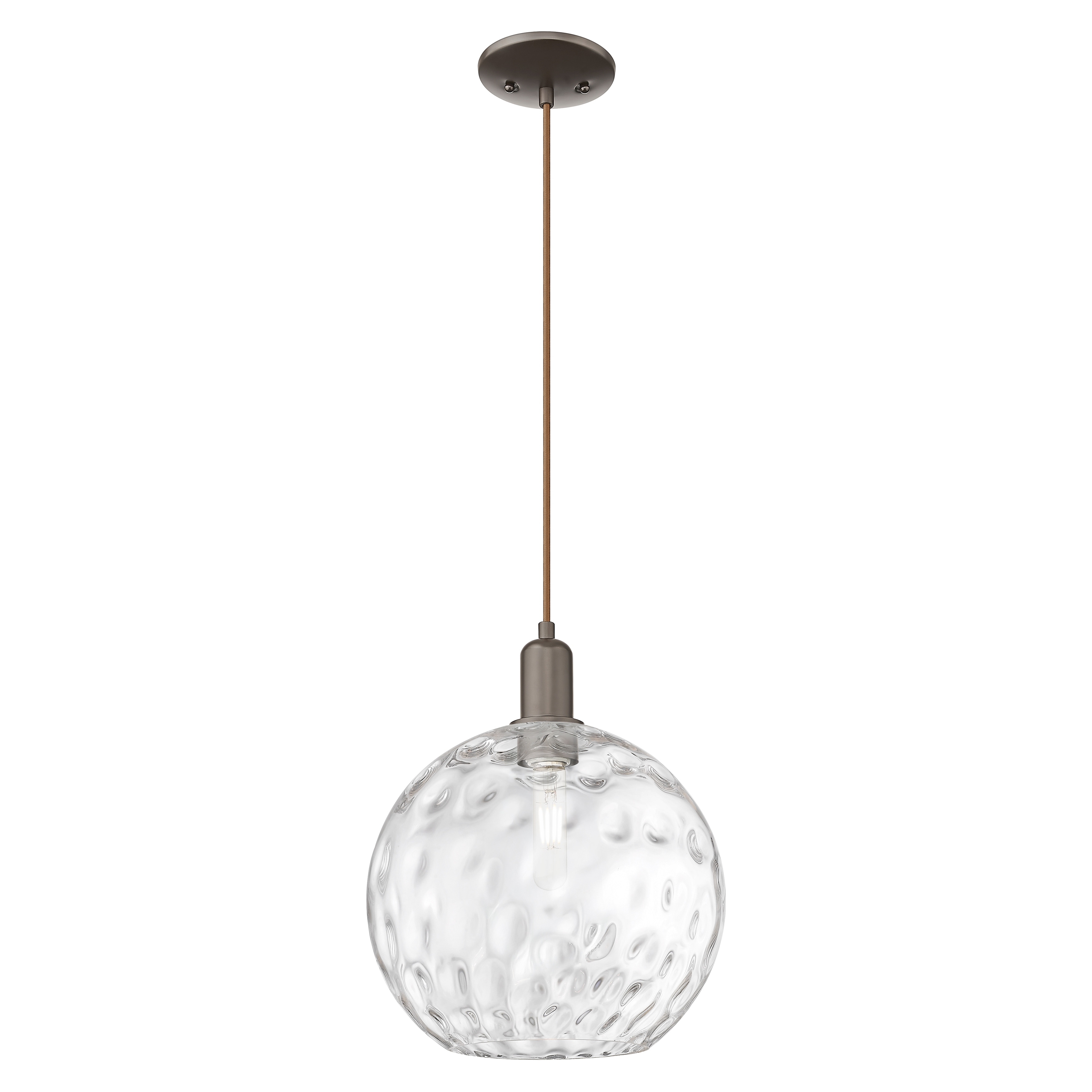 Innovations Lighting Endless Possibilities Arcadia - Athens Water Glass - 1 Light 12" Cord Hung Mini Pendant