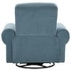 preview thumbnail 16 of 75, Christopher Knight Home - Thorne Chenille Swivel Recliner Rocker Chair with Adjustable Backrest