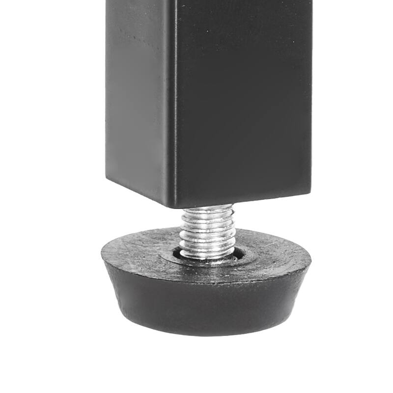 Modern Narrow Long Faux Marble Console Table with Power Outlet