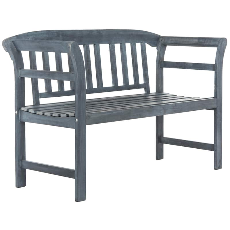 SAFAVIEH Outdoor Aliza 2-Seat Bench - 20Wx49Dx31H