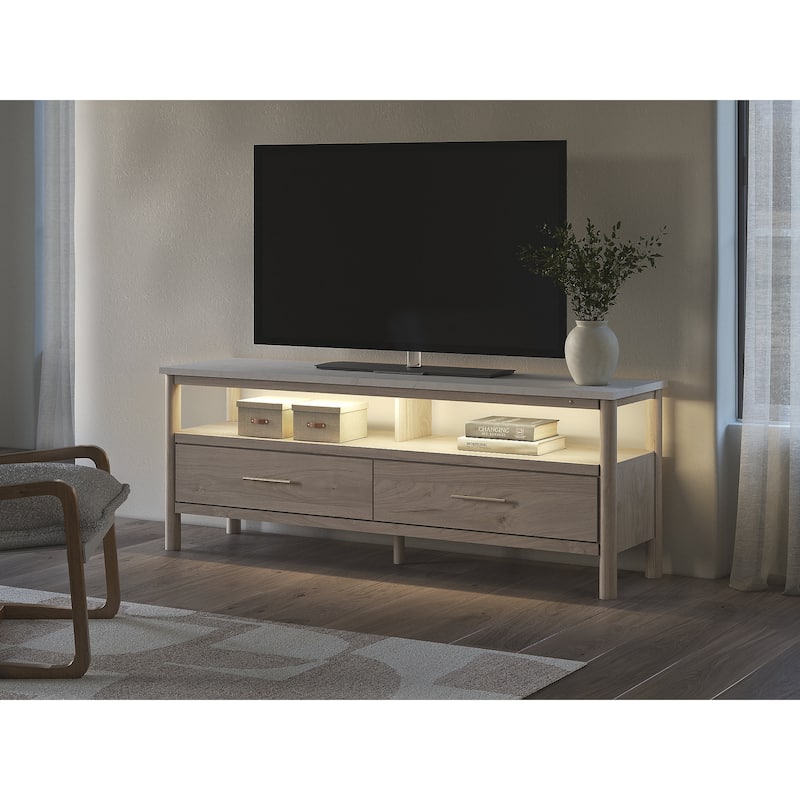 Signature Design by Ashley Cadmori 72" TV Stand for TVs up to 82 - 72"W x 19"D x 27"H
