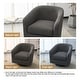preview thumbnail 86 of 143, Modern 360°Swivel Accent Chairs Barrel Armchairs