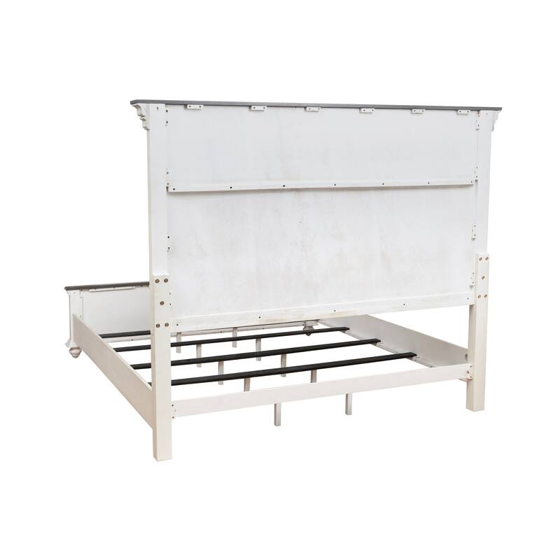 Ellington King Bed White