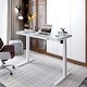 preview thumbnail 16 of 20, FLEXISPOT 48" Width Home Office Electric Height Adjustable Desk Glass Top Standing Desk Computer Desk With Drawer, USB Charged