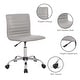 preview thumbnail 7 of 39, Home Office Desk Chair Task Chairs Swivel Ribbed Task Vanity Chair