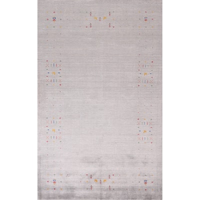 Tribal Gabbeh Oriental Area Rug Handmade Living Room Wool Carpet - 5'3"x 7'9"