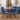 Velvet Dining Chairs Set of 2, Upholstered High-end Tufted Dining Room Chair wNailhead Back Ring Pull Trim Wood Legs, Blue