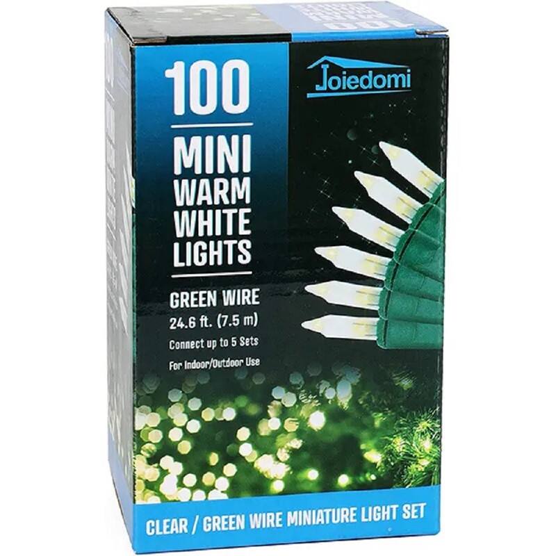 200(2x100) Counts 45ft Warm White Christmas Lights