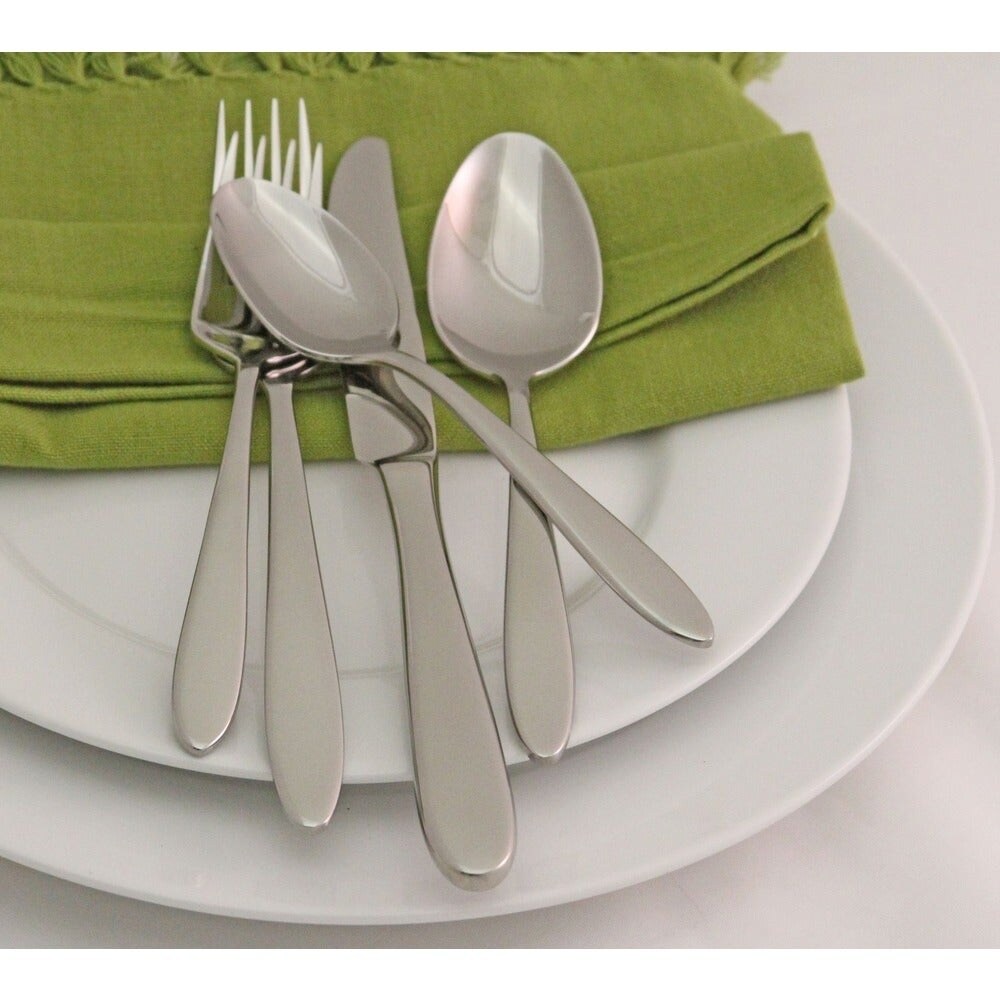 Oneida Mooncrest 65 Piece Flatware Set Service For 12 Overstock 31591253