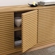 preview thumbnail 16 of 18, Render 4-Door Fluted Sideboard Cabinet TV Stand