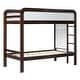 preview thumbnail 13 of 14, Walker Edison Twin over Twin Bunk Bed with Ladder