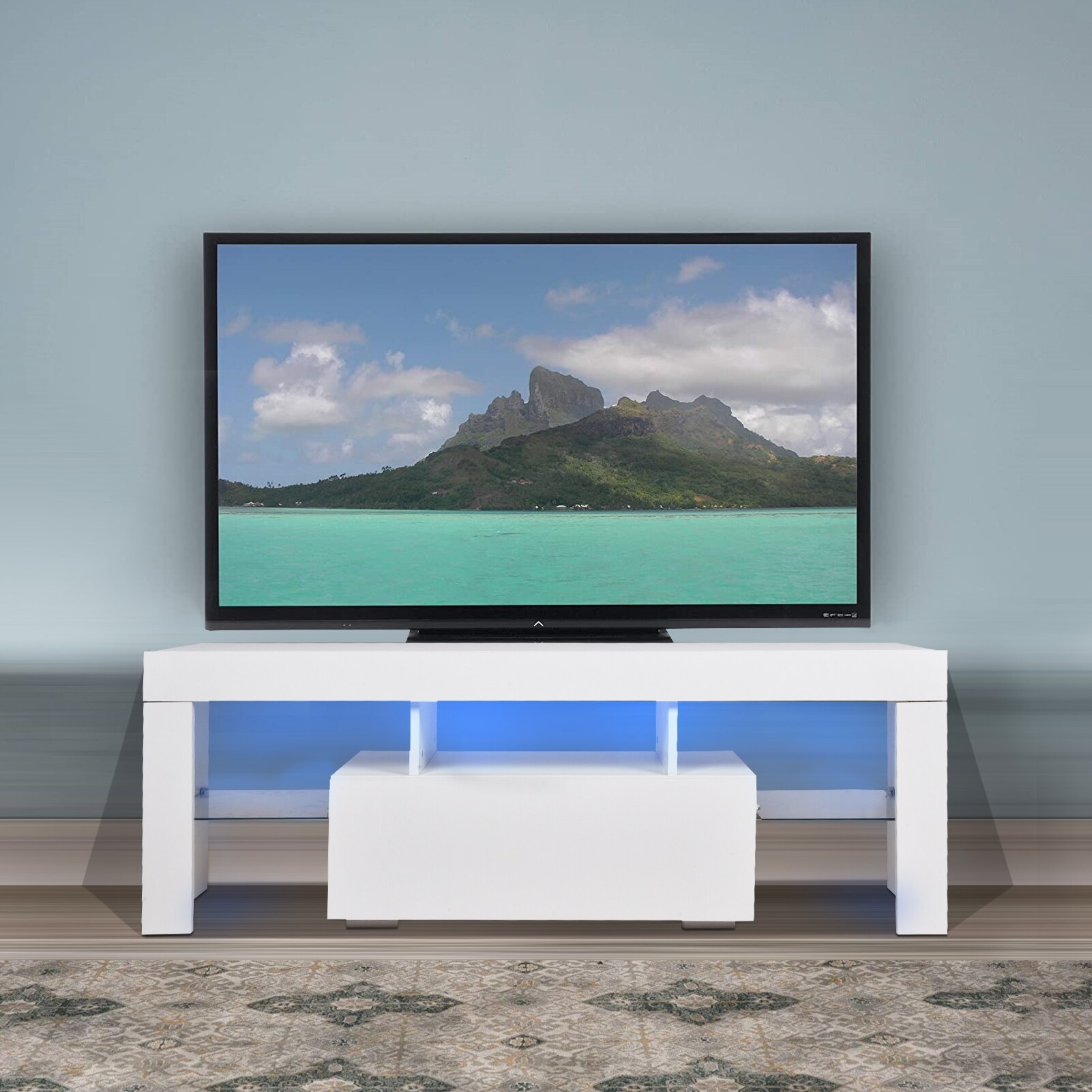 55 inch led shop tv table stand