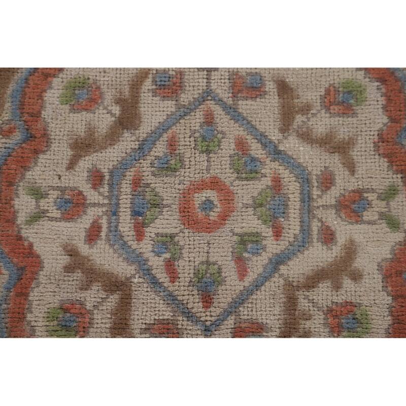 Over-Dyed Tabriz Persian Vintage Area Rug Hand-Knotted Wool Carpet - 8'1"x 10'8"