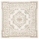 preview thumbnail 6 of 9, SAFAVIEH Handmade Micro-Loop Shyamala Wool Rug 3' Square - Ivory/Fuchsia - Square
