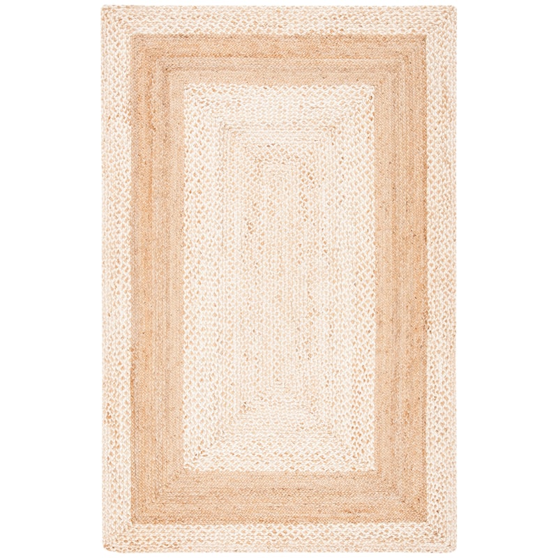 SAFAVIEH Natural Fiber Ethie Border Jute Rug
