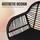 preview thumbnail 12 of 45, 3 Piece Outdoor Wicker Furniture Patio Bistro Set With Cushions for Porch Poolside Garden - 21.2"L x 23.6"W x 31.5"H