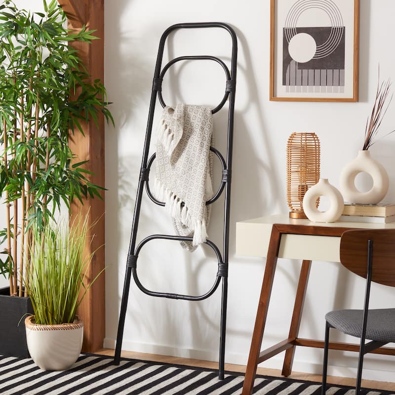 SAFAVIEH Home Collection Keita 3 Tier Towel Hanger - 26" W x 1" D x 67" H