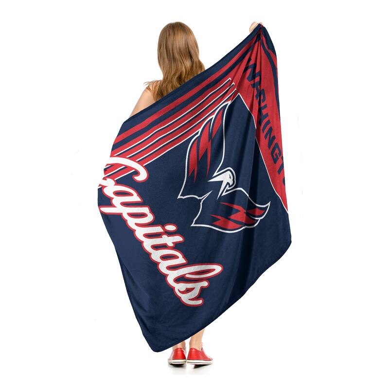 NHL Washington Capitals 46" x 60" Microfiber Throw Blanket